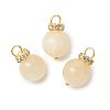Natural Golden Silk Jade Pendants PALLOY-JF05884-1