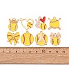 Alloy Enamel Pendants AL-B003-01G-2