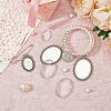 SUPERFINDINGS Imitation Pearl Wedding Bouquet Jewelry Set BJEW-FH0001-01B-5