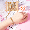 Brass Rhinestone Strass Chains CHC-BC0001-06-5