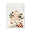 8Pcs 4 Colors Alloy Enamel Pendants ENAM-FS0001-63-6