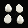 Pearlized Plated Opaque Glass Cabochons X-PORC-S778-18x25-M-2