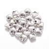 Tibetan Style Alloy Heart Charms TIBEP-LFH260Y-FF-2