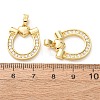 Brass Micro Pave Clear Cubic Zirconia Pendants KK-A304-28A-G-2
