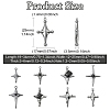 32Pcs 8 Styles Alloy Pendants FIND-CJ0006-01-2