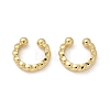 Rack Plating Brass Twist Rope Shape Cuff Earrings EJEW-G288-08G-2