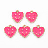 Alloy Enamel Charms ENAM-T016-12-RS-4