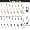 30Pcs 30 Styles Stainless Steel Bore Brush FIND-DL0001-02-2