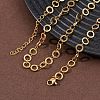 304 Stainless Steel 6MM Ring Link Chain Necklaces NJEW-P343-01A-G-3
