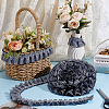 Pleated Polyester Lace Ribbons SRIB-WH0011-473A-4
