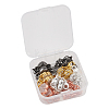 Alloy Rhinestone Magnetic Clasps ALRI-TA0001-02-5