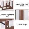 Wood Vinyl Record Storage Rack AJEW-WH0643-114-4
