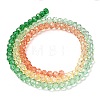 Transparent Painted Glass Beads Strands DGLA-A034-T4mm-A04-5