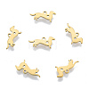 Ion Plating(IP) 201 Stainless Steel Silhouette Charms STAS-N098-122LG-2