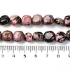 Natural Rhodonite Beads Strands G-G146-A07-02-5