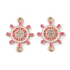 Alloy Enamel Connector Charms ENAM-I054-06F-1