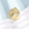 Ocean Brass Cuff Open Rings LS-RJEW-Z129-01G-01-2