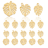 18Pcs 3 Style 201 & 304 Stainless Steel Pendants STAS-DC0011-26-1