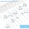 20Pcs 10 Styles Brass Chain Necklace Sets MAK-PH0001-08-2