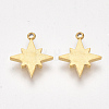 Ion Plating(IP) 304 Stainless Steel Charms STAS-S107-27-1