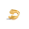 304 Stainless Steel Cuff Open Rings WGC3834-05-1
