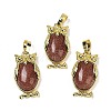 Synthetic Goldstone Pendant KK-F887-02G-14-1