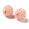 Chunky Resin Rhinestone Bubblegum Ball Beads RESI-S259-A06-2