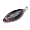 Natural Amethyst Big Pendants G-F820-06G-2