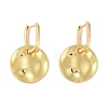 Flat Round Brass Hoop Earrings for Women EJEW-Q389-08G-1