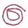 Natural Pink Tourmaline Beads Strands G-G106-G03-01A-3