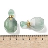 Natural Green Fluorite Perfume Bottle Pendants G-Q163-10G-02-3