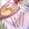 4Pcs DIY Alloy Beadable Crochet Hooks AJEW-TA0003-50C-6