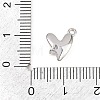 Valentine's Day Brass Micro Pave Clear Cubic Zirconia Pendants KK-D225-13P-3