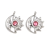 304 Stainless Steel Rhinestone Pendants STAS-Z166-24P-07-1