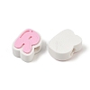 Plastic European Beads PL-CBA02CB-01R-2