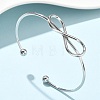 304 Stainless Steel Cuff Bangles BJEW-L682-032P-1