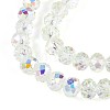 Transparent Glass Beads Strands EGLA-N016-4mm-06-3