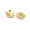 Rack Plating Brass Beads Caps KK-B088-04B-G-2