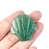 Natural Green Aventurine Carved Healing Shell Shape Figurines PW-WG72799-03-1