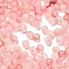 Frosted Transparent Acrylic Beads OACR-F013-12C-1