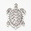 Tibetan Style Alloy Big Pendants TIBEP-Q061-30AS-LF-1