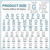 52Pcs 52 Styles Hotfix Rhinestone PATC-TA0001-56B-4