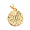 Brass Enamel Pendants KK-P209-03G-06-RS-4