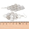 Brass Dangle Earrings EJEW-B157-02A-P-5