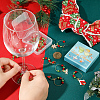 14Pcs Christmas Theme Alloy Enamel Wine Glass Charms AJEW-SC0002-05-3