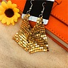 Sparkle Alloy Sequins Dangle Earrings for Women NE0138-7-1