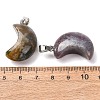 Natural Indian Agate Pendants G-F820-02L-13-2