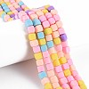 Handmade Polymer Clay Beads Strands CLAY-T020-09F-7