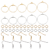 Unicraftale DIY Wire Wrap Ring Dangle Earring Making Kit DIY-UN0003-65-1