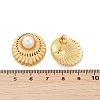 304 Stainless Steel ABS Plastic Pearl Stud Earrings for Women EJEW-U046-09G-5